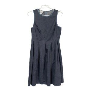 Donna Morgan‎ Dress Sleeveless Pinstripe Blue Womens Size 6